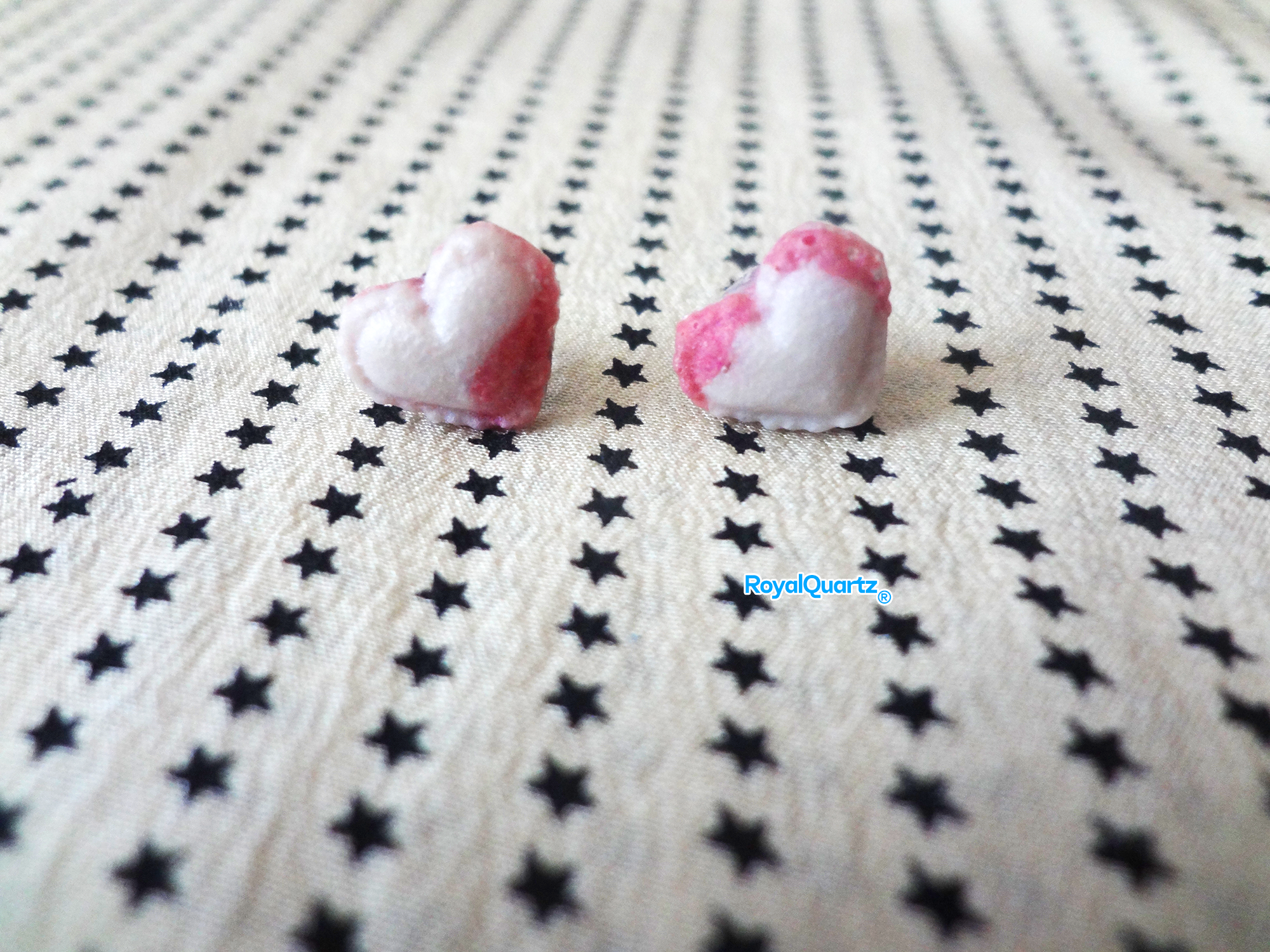 Pink & White Mini Macaroon & Chocolate Bar Earrings